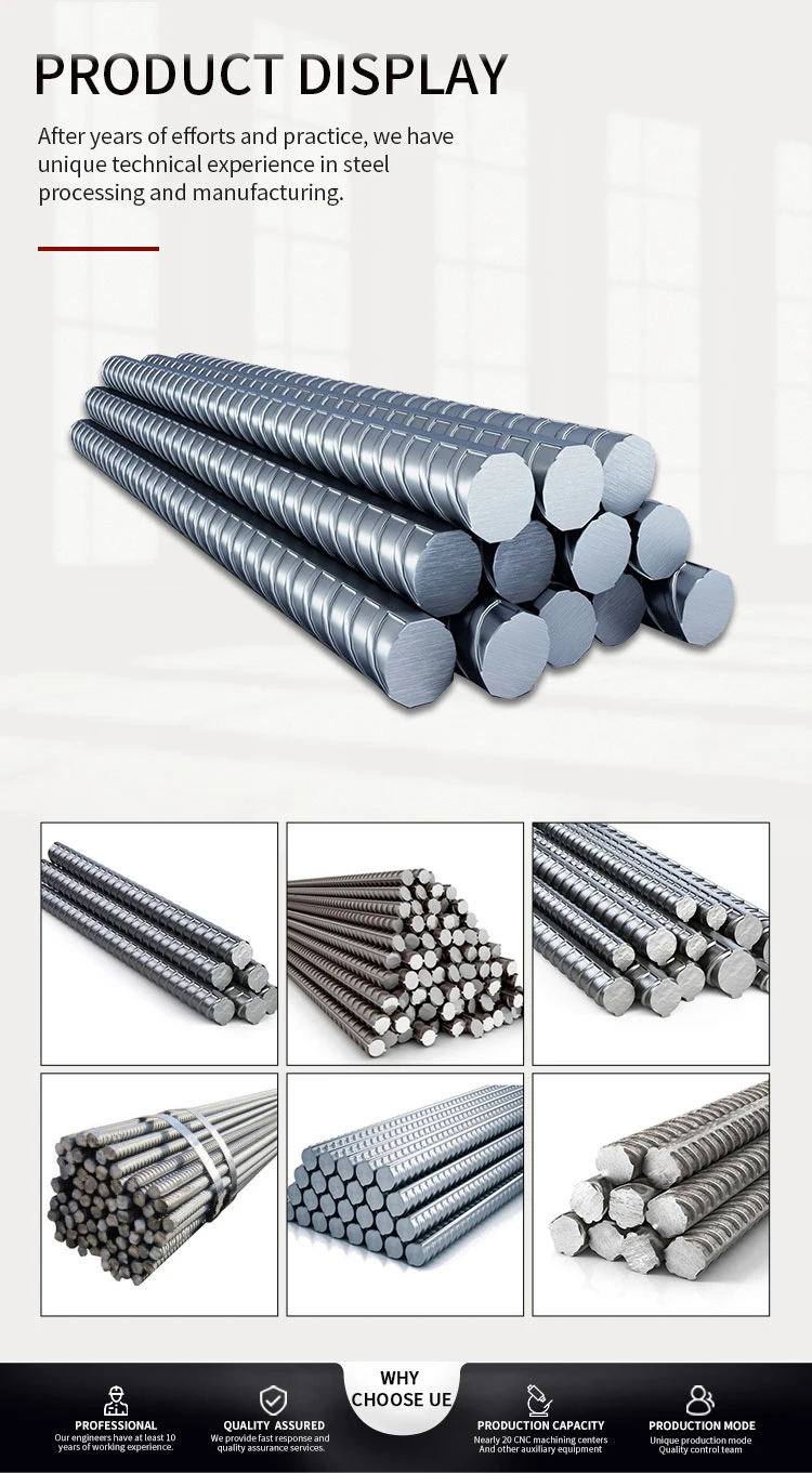 Direct Sales From Factories in China Hrb 355 HRB400 HRB500 8mm 10mm 12mm 14mm 16mm Basalt Fiber Rebar