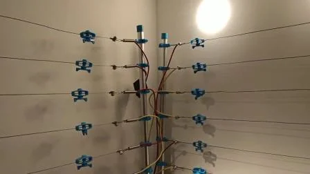 Pulse Elektrozaun-Einbruchalarmsystem, Drahtzaungerät, Isolator, elektrischer Zaunpfosten